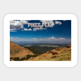 Pikes Peak Colorado Sticker